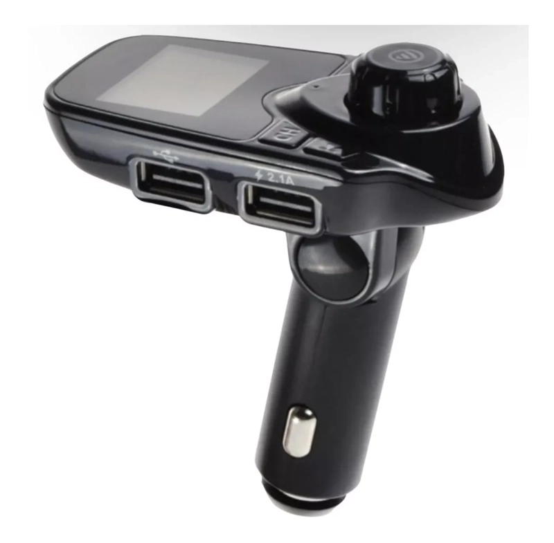ADAPTADOR BLUETOOTH PARA AUTO DUAL USB MP3 CARGADOR AUTO - 1
