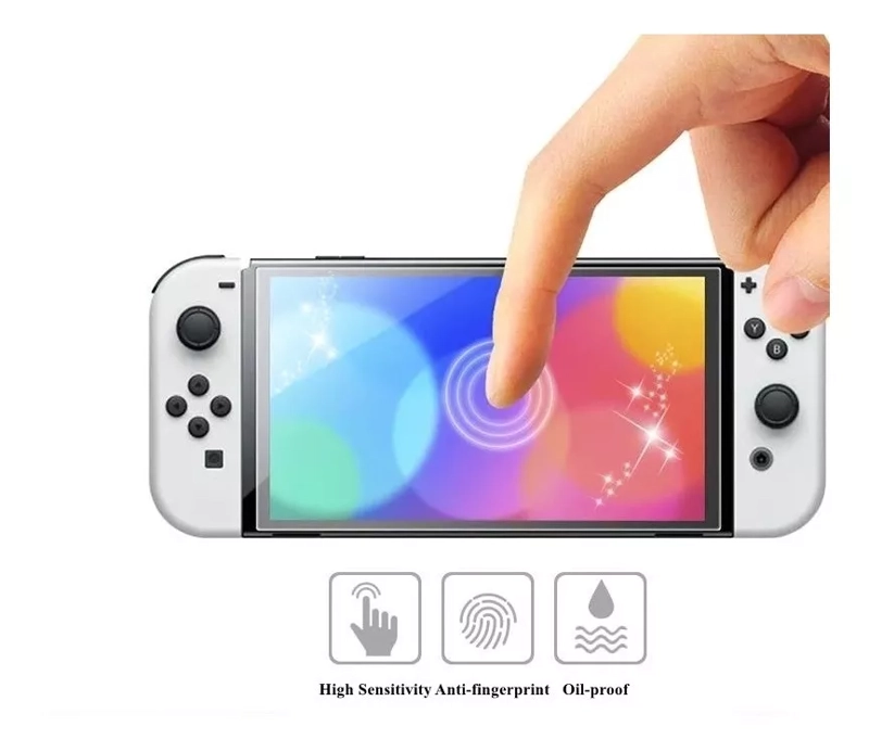 LÁMINAS PROTECTORAS NINTENDO SWITCH / OLED VIDRIO TEMPLADO - 3