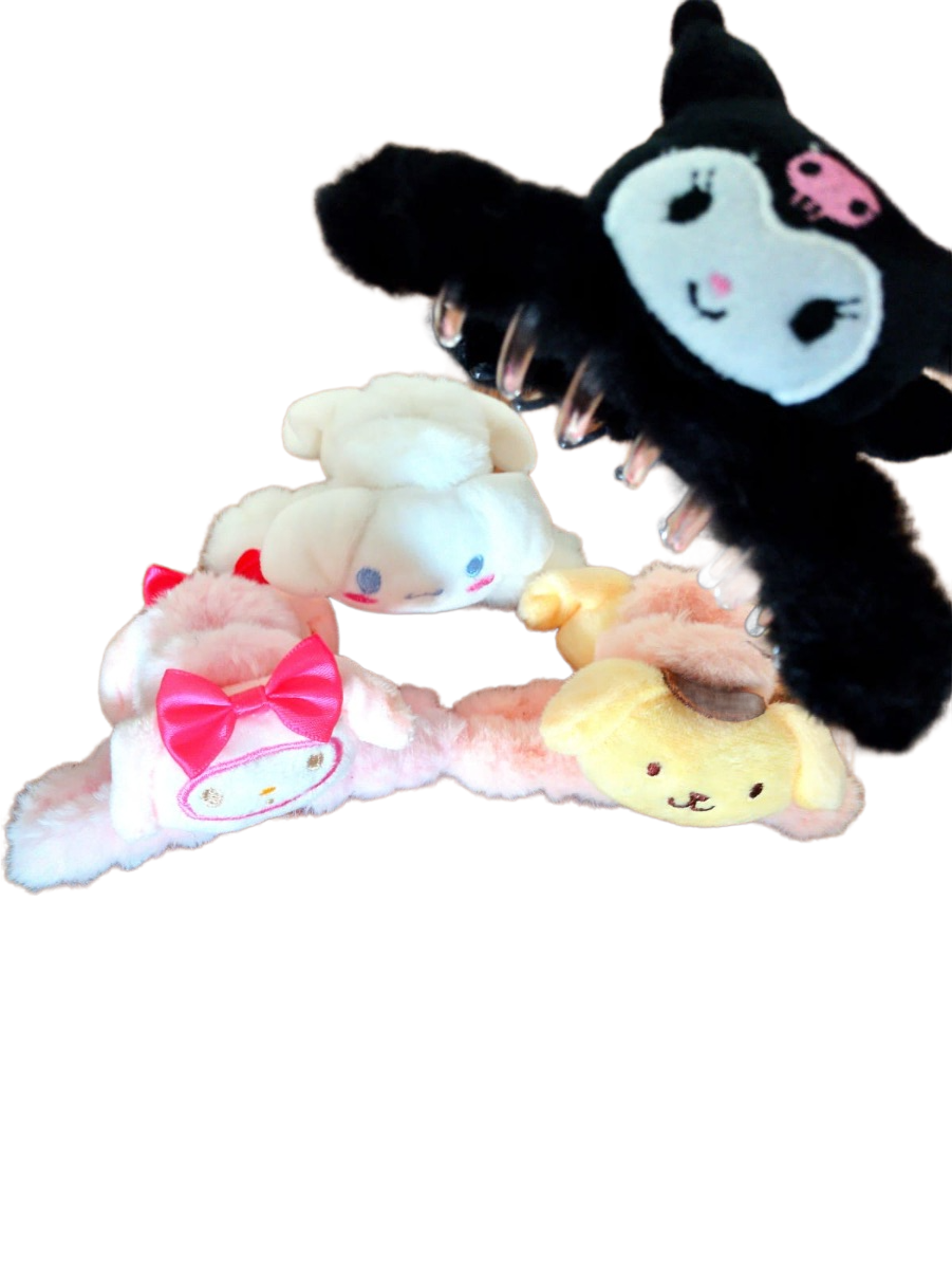 4 PINZAS TIBURÓN ( MY MELODY - KUROMI - POMPOMPURIN - CINNAMOROLL ) - 2