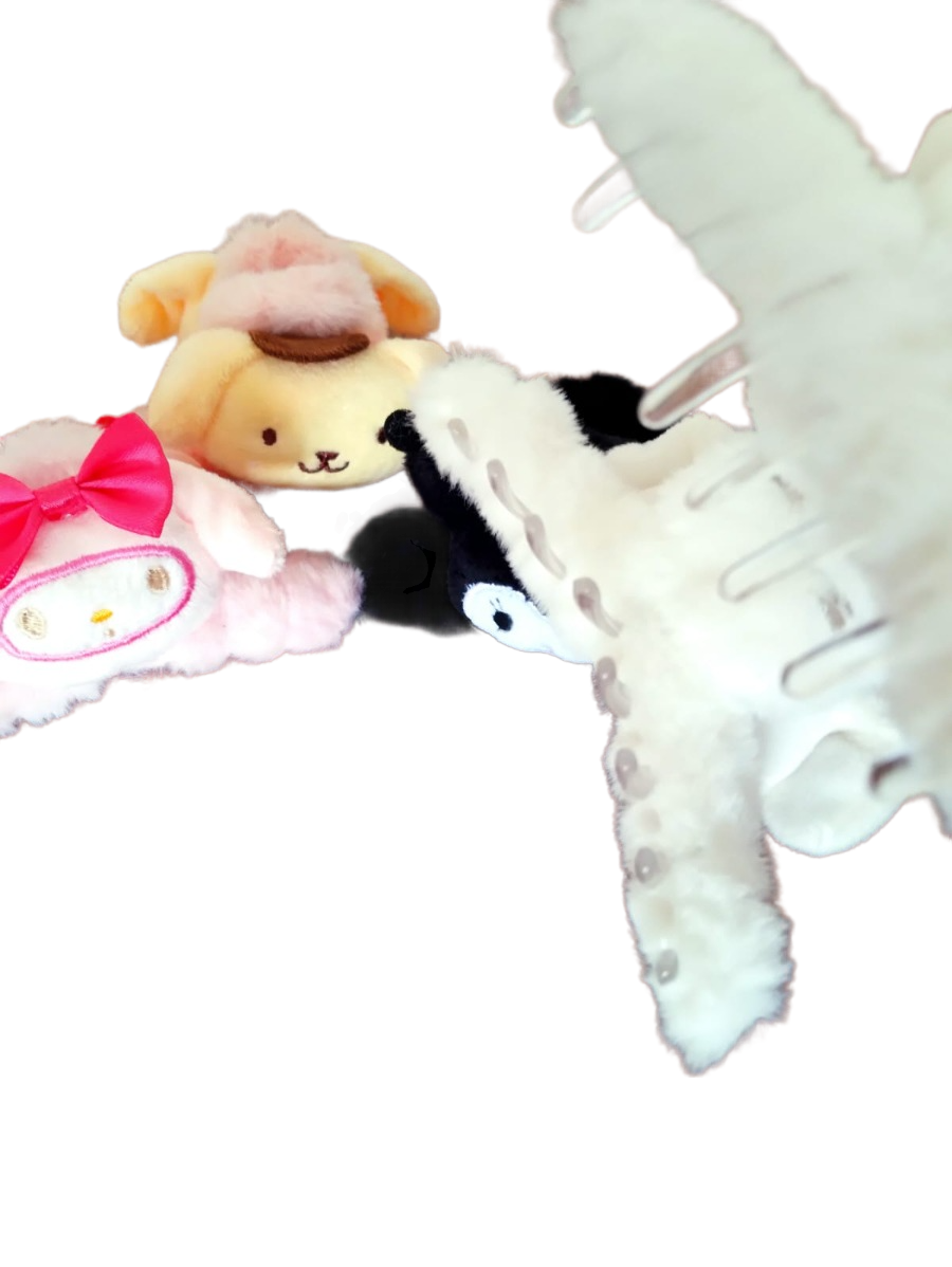 4 PINZAS TIBURÓN ( MY MELODY - KUROMI - POMPOMPURIN - CINNAMOROLL ) - 3