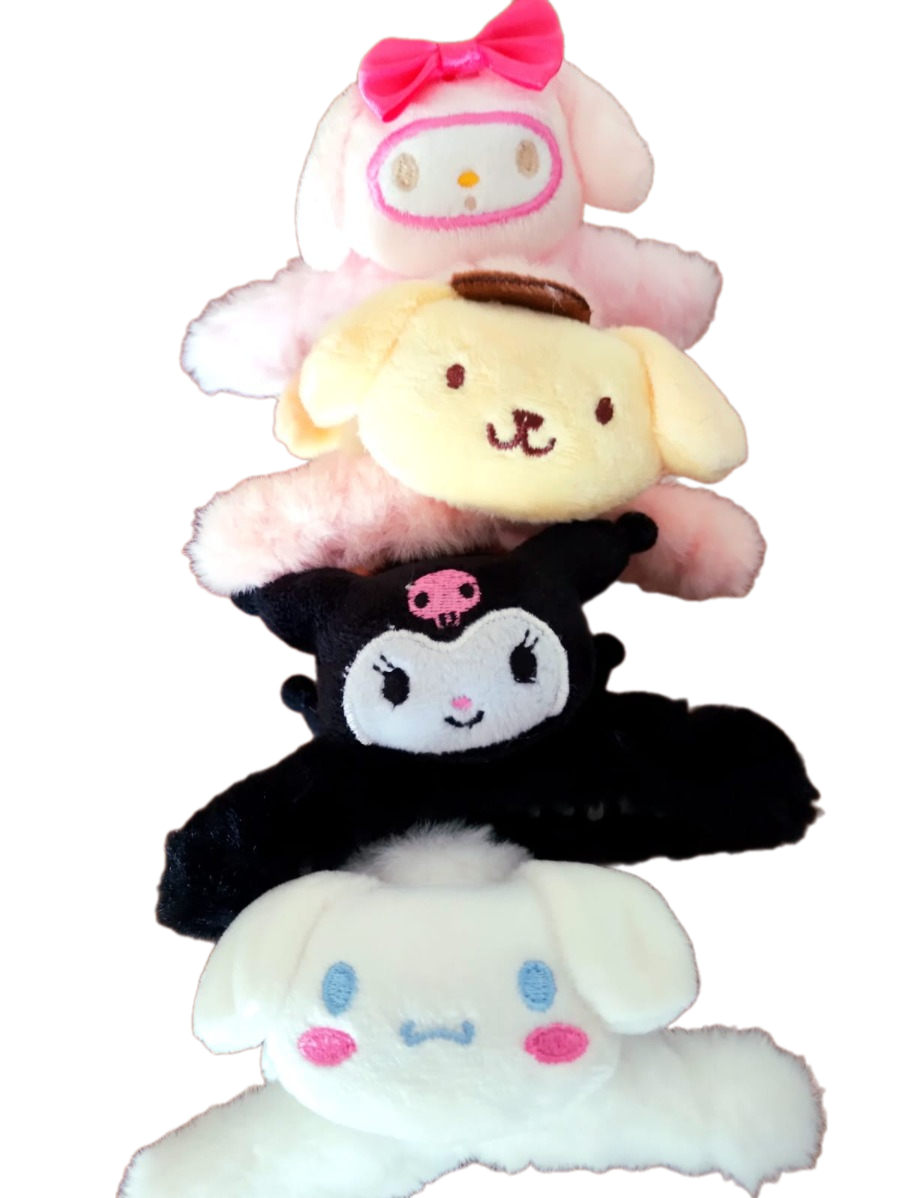 4 PINZAS TIBURÓN ( MY MELODY - KUROMI - POMPOMPURIN - CINNAMOROLL ) - 6