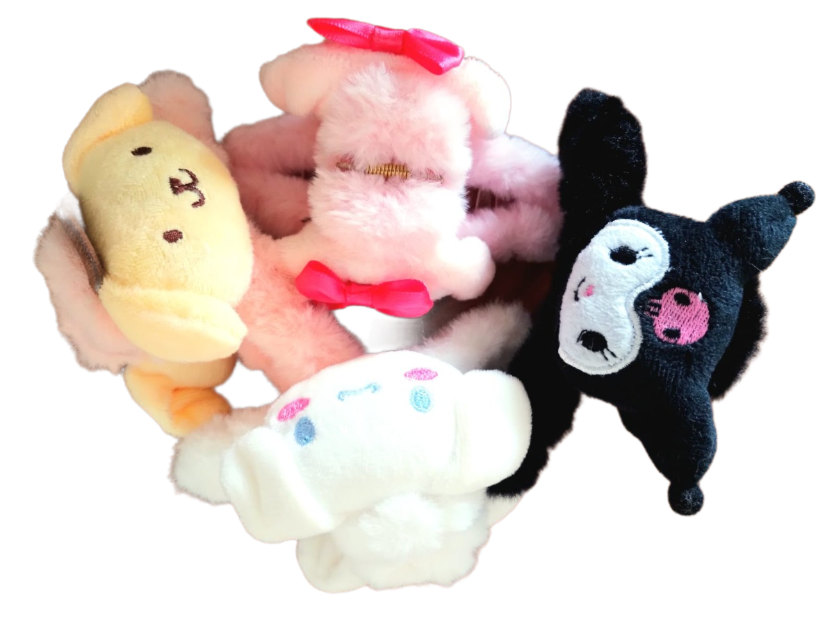 4 PINZAS TIBURÓN ( MY MELODY - KUROMI - POMPOMPURIN - CINNAMOROLL ) - 7