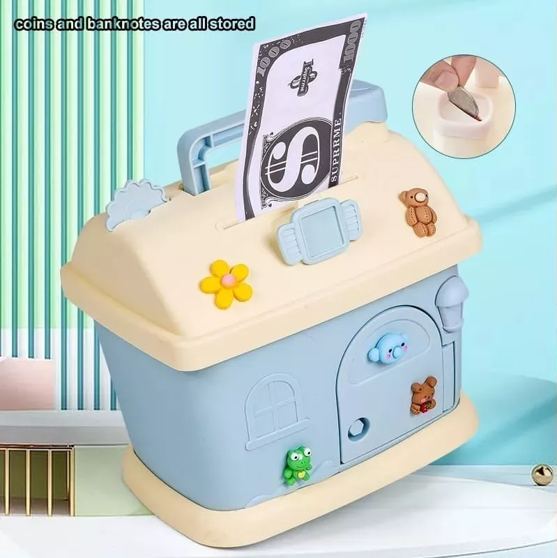 ALCANCÍA EN FORMA DE CASA KAWAII -COLOR PASTEL - - 5