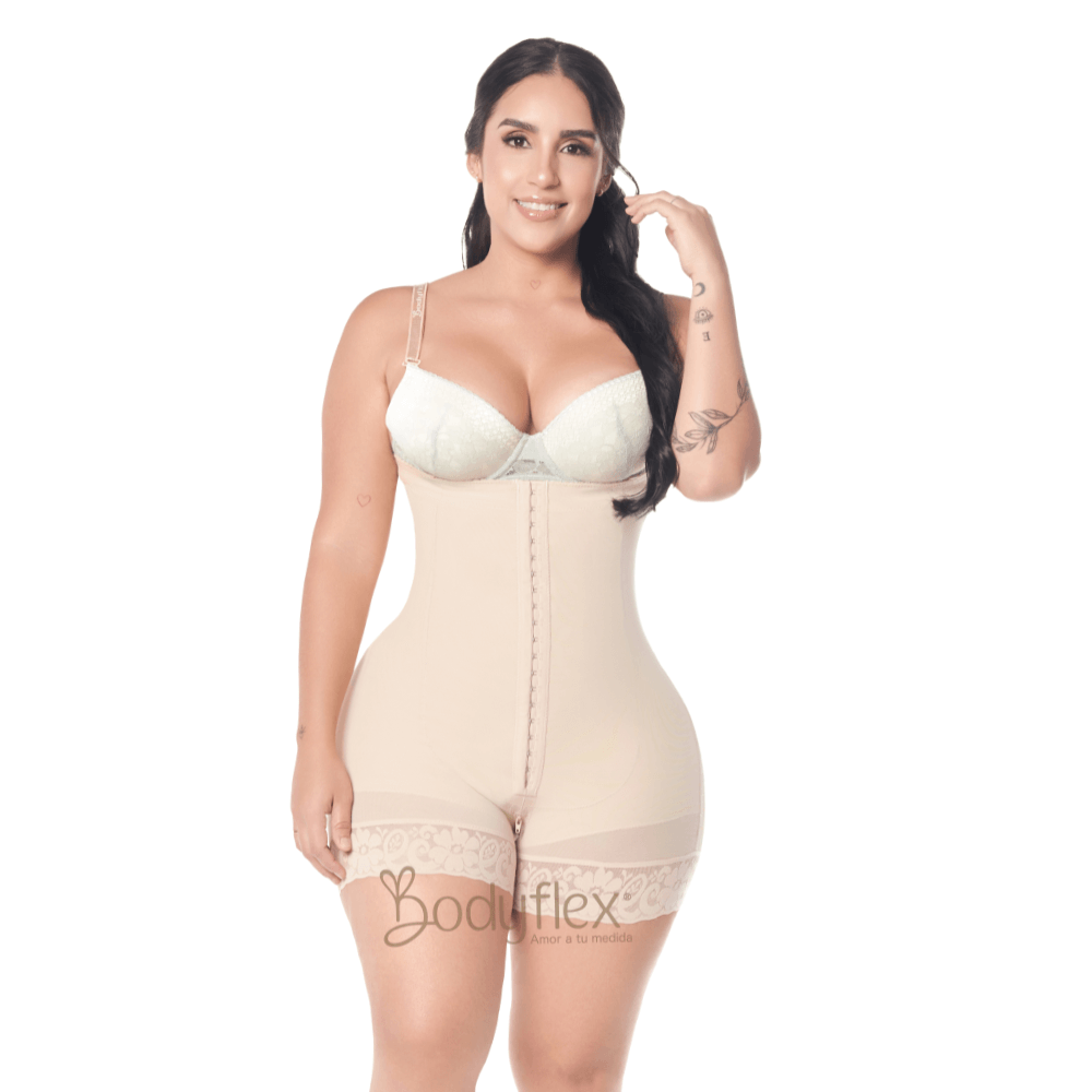 FAJA MUJER BODYFLEX SV010CR COLOMBIANA RELOJ DE ARENA REFUERZO ABDOMINAL - 3