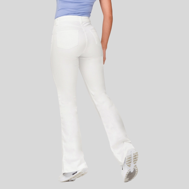 JEANS MUJER BOTA SEMI CAMPANA BLANCO - T22090453 - 2