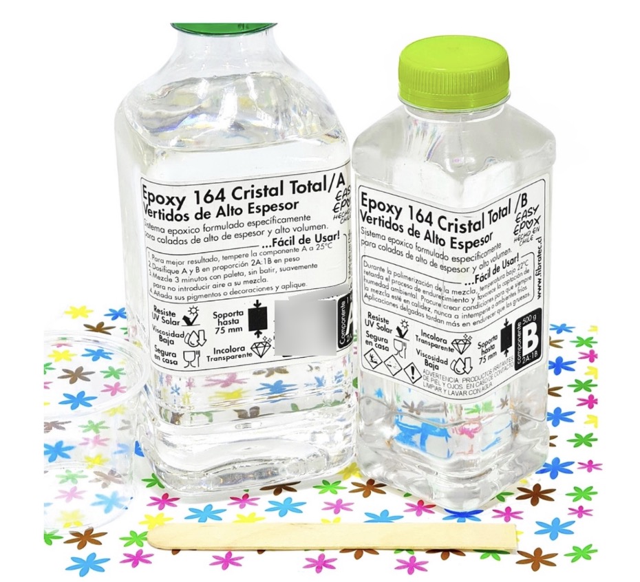 RESINA EPOXICA EASYEPOX PARA ALTO ESPESOR CRISTAL TOTAL: MESAS Y MÁS! - 1