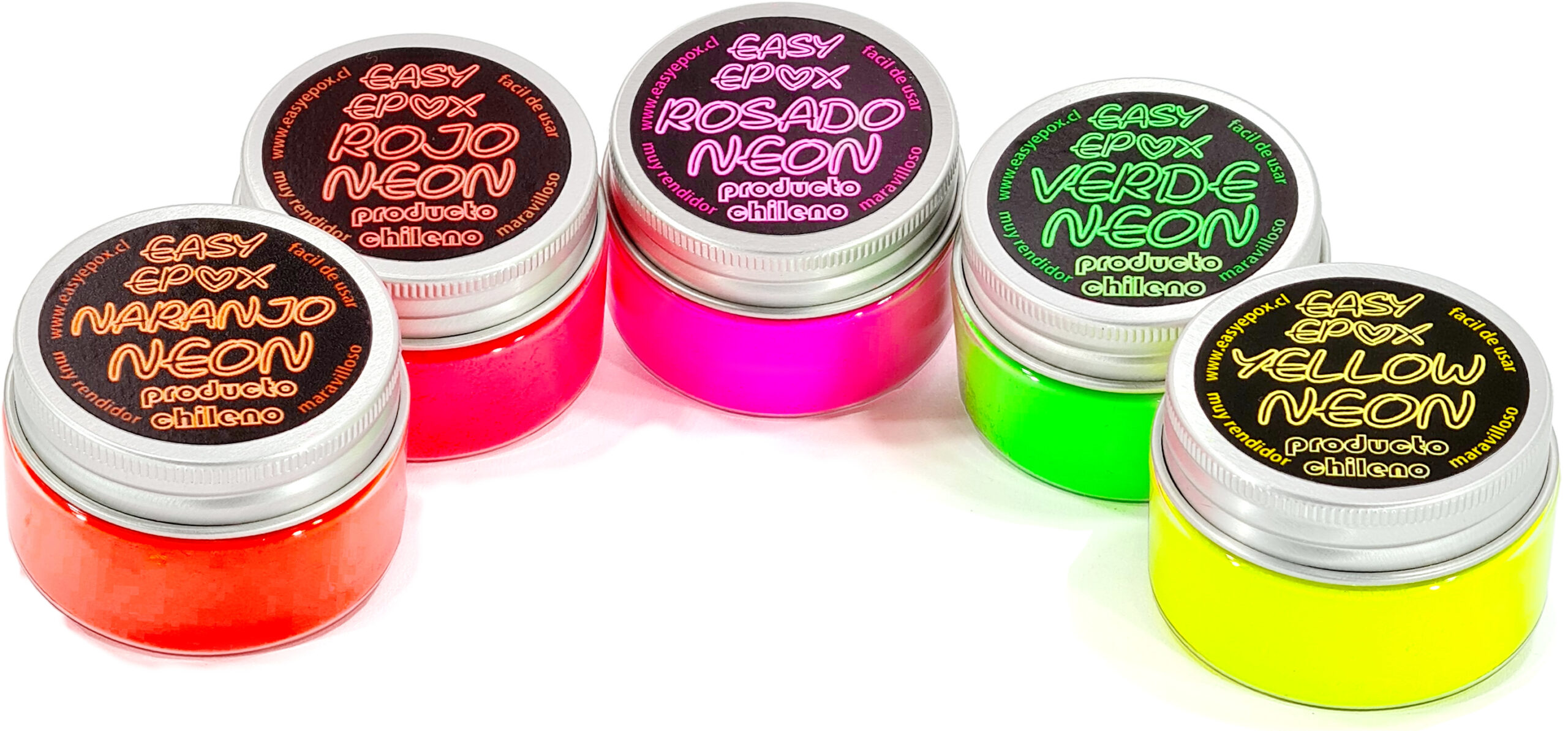 SET PIGMENTO FIBRATEC MULTICOLOR NEON - 1