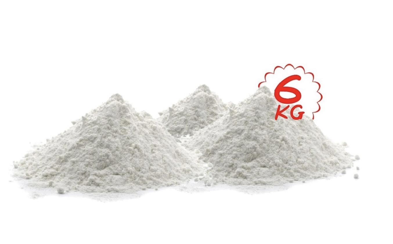 TALCO INDUSTRIAL FIBRATEC BLANCO MULTIUSO MANOS LIMPIEZA ARTESANÍA PACK 6KG - 2