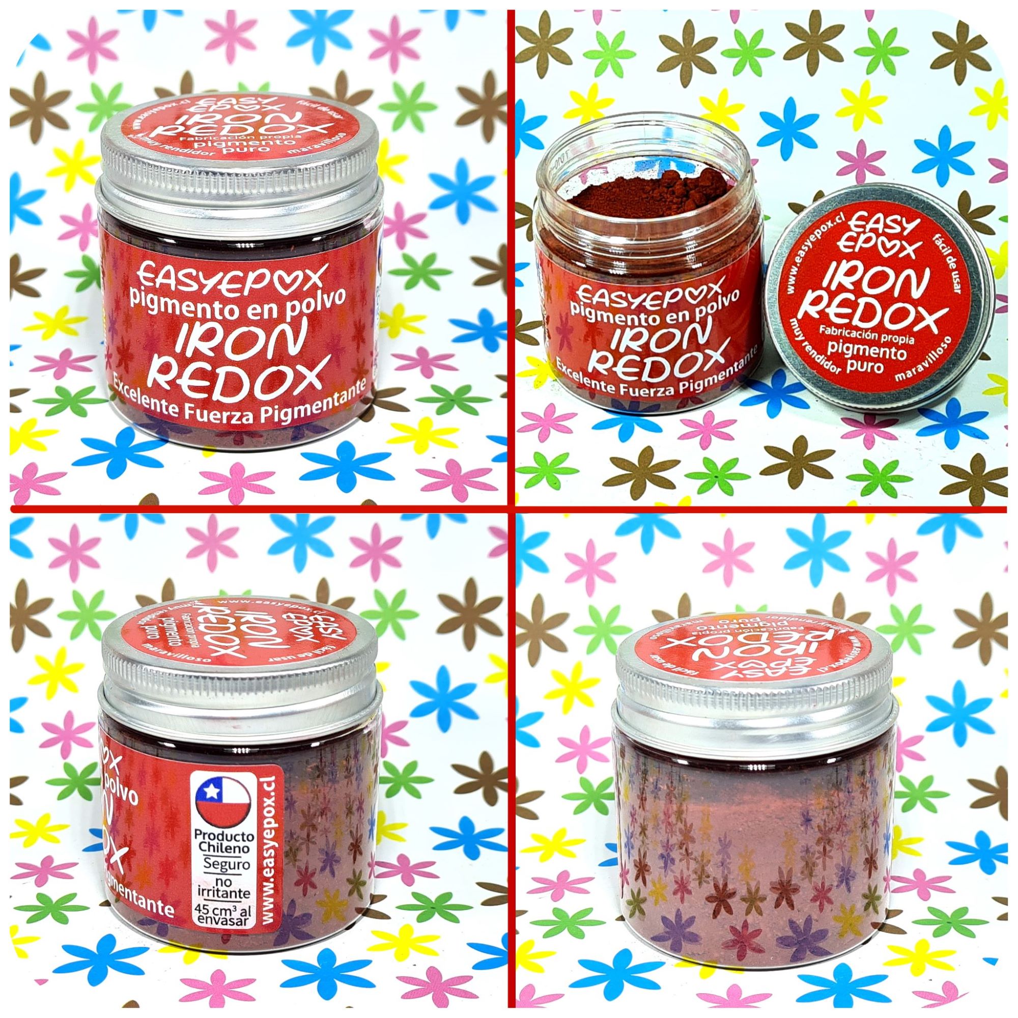 PIGMENTO FIBRATEC ROJO EN DISPERSIÓN RESINA EPÓXICA 75G FERRARI RED - 2