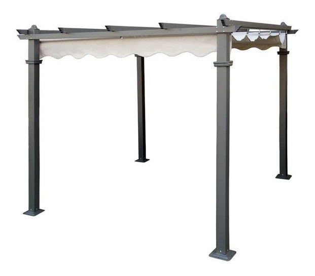 SPAZZIO ROMA 1 CUERPO CRUDO GAZEBO RETRÁCTIL 3X3 - 2