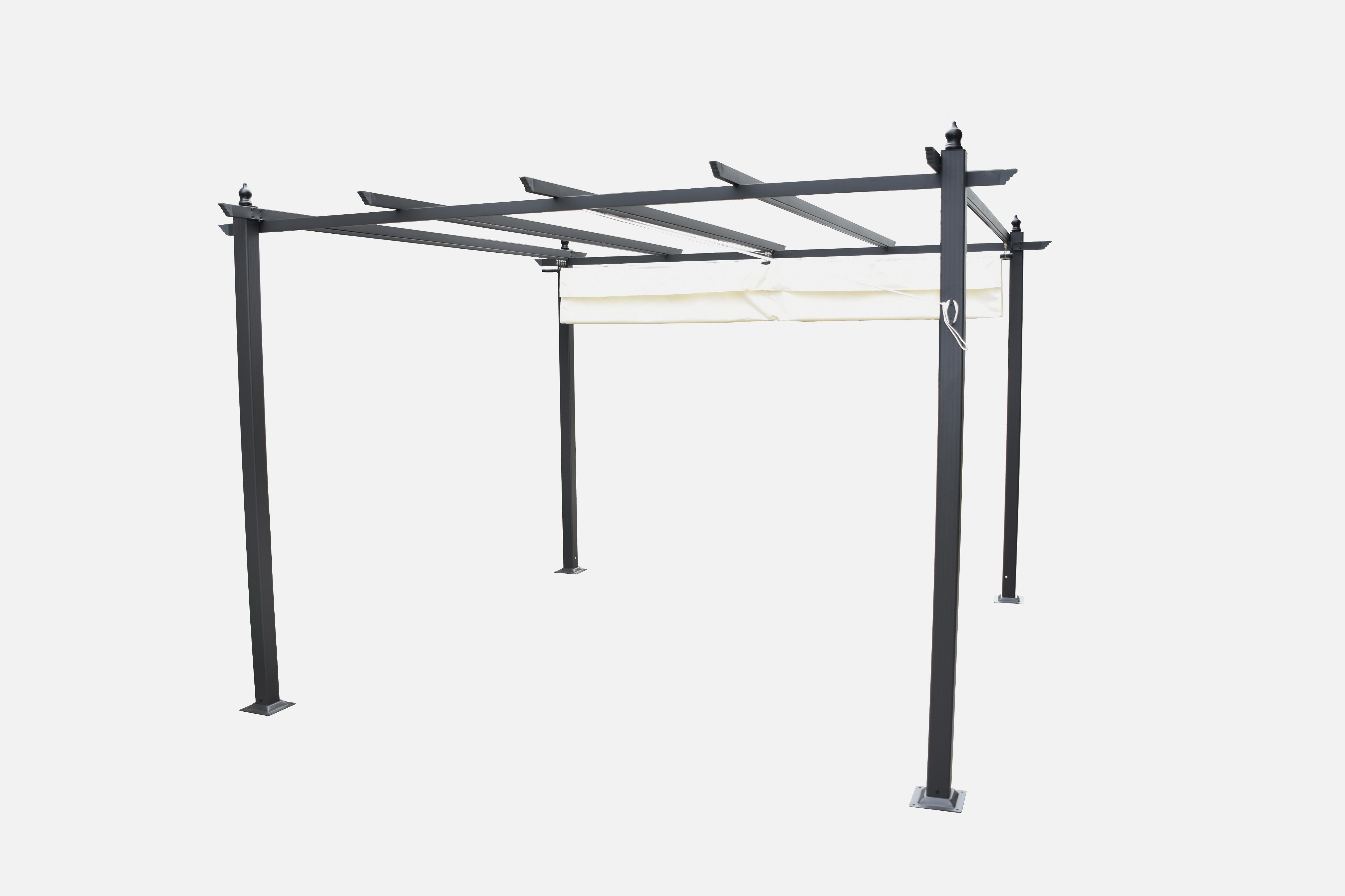 SPAZZIO ROMA 1 CUERPO CRUDO GAZEBO RETRÁCTIL 3X3 - 8