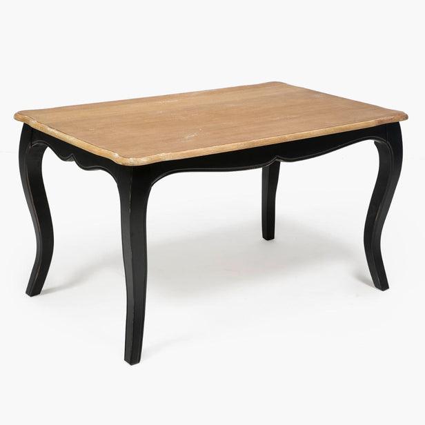 MESA COMEDOR VITTORIA RECTANGULAR NEGRA 180X100X75 - 1