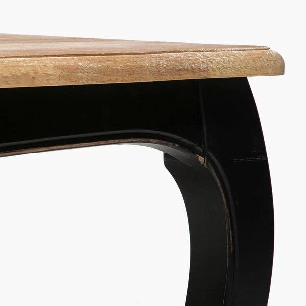 MESA COMEDOR VITTORIA RECTANGULAR NEGRA 180X100X75 - 3
