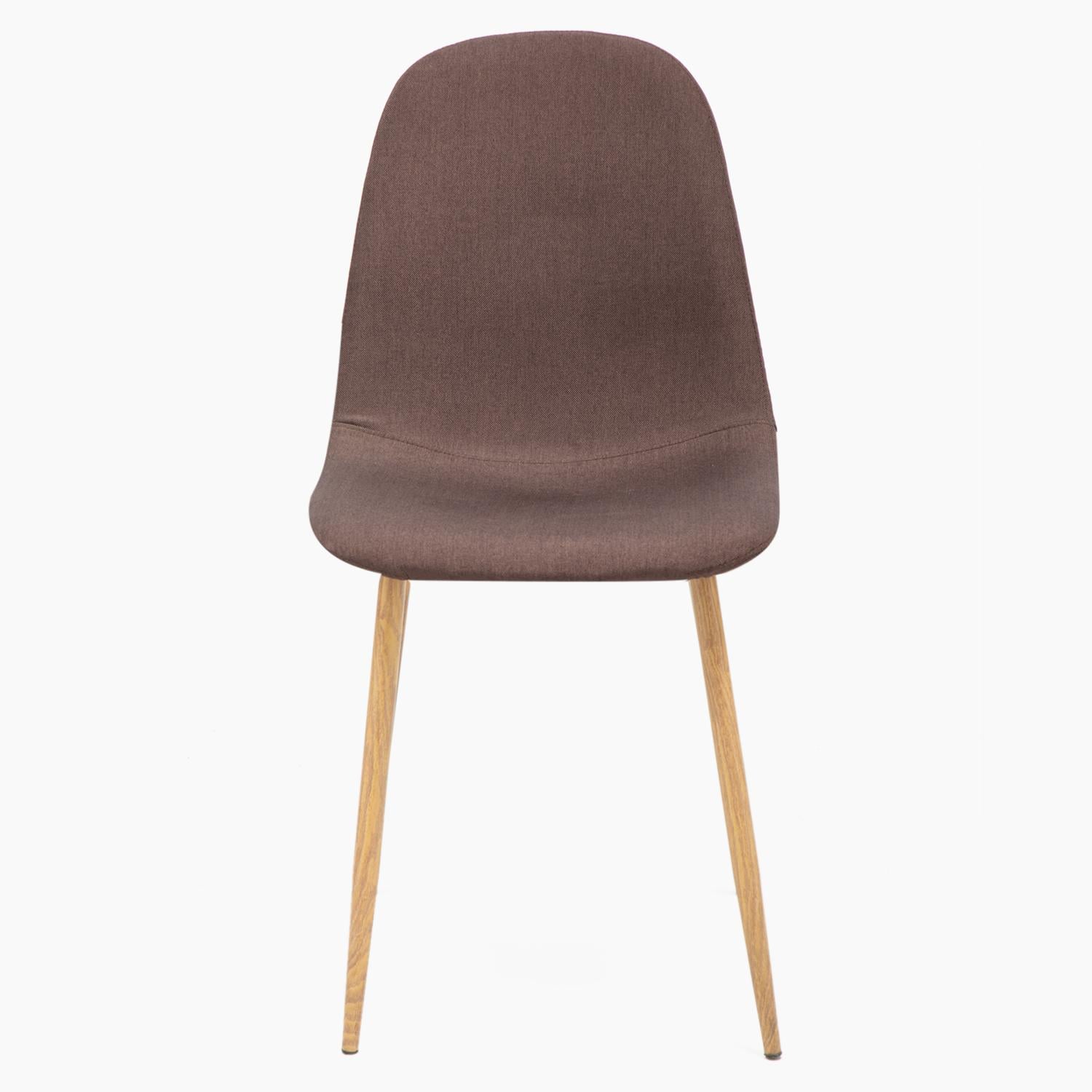JUEGO COMEDOR MESA CROSS NATURAL + 6 SILLAS CROSS NATURAL / CAFÉ - 6