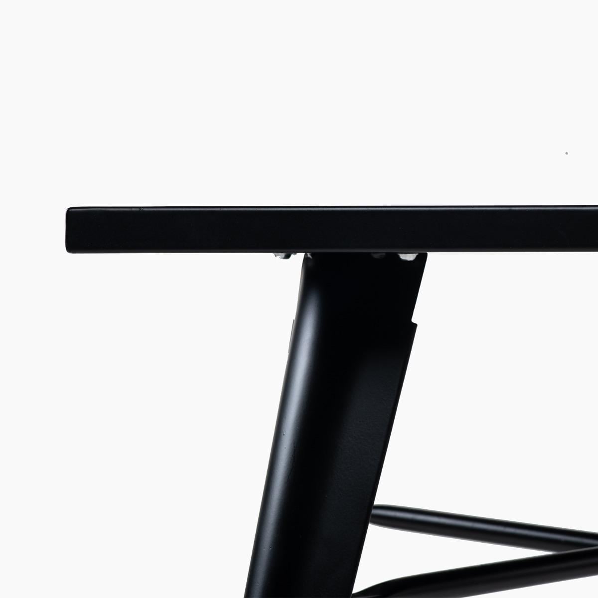 MESA SPAZZIO TOLIX 70X70X75 NEGRO METAL - 3