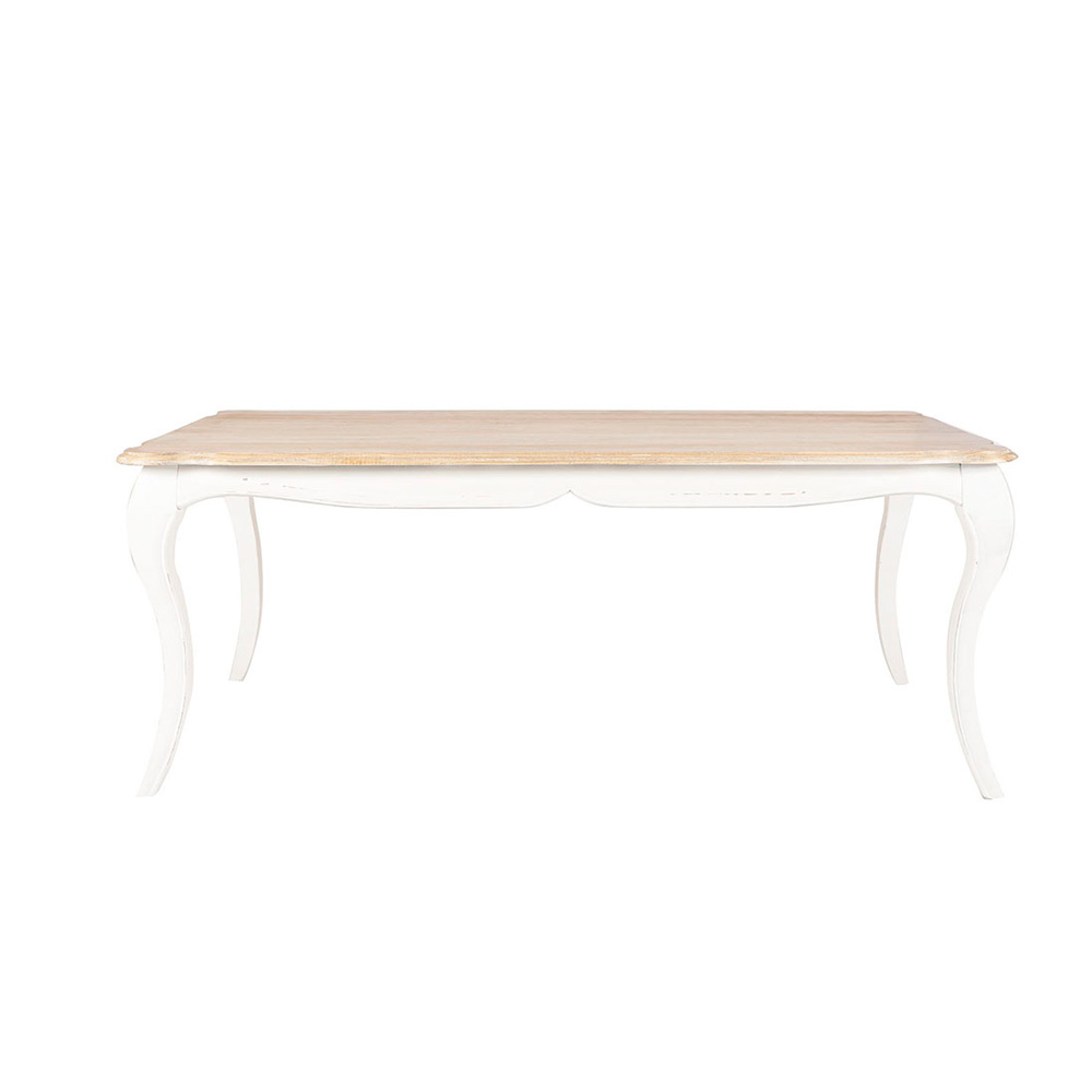 MESA COMEDOR SPAZZIO VITTORIA RECTANGULAR BLANCO 180X100X75 MADERA - 3