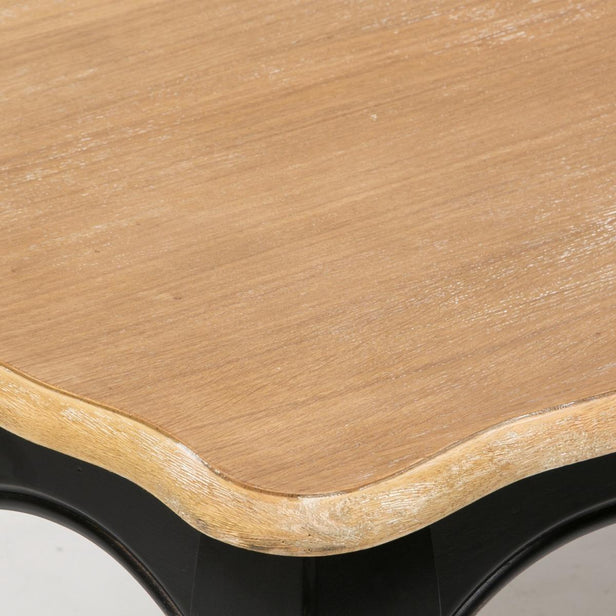 MESA COMEDOR VITTORIA RECTANGULAR NEGRA 135X85X75 - 2
