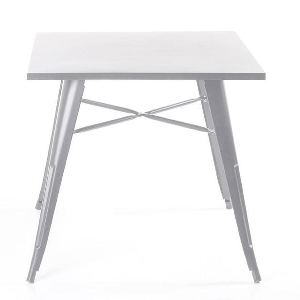 MESA SPAZZIO TOLIX 80X80X75 BLANCO METAL - 1