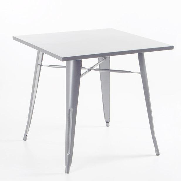 MESA SPAZZIO TOLIX 80X80X75 BLANCO METAL - 2