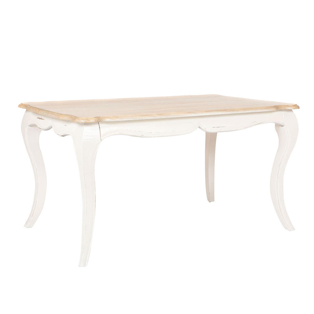 JUEGO COMEDOR MESA VITTORIA BLANCA + 4 SILLAS RETRO ALBAYALDE - 1