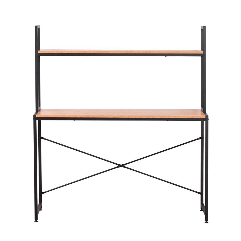 ESCRITORIO SPAZZIO IRON LINE NATURAL 120X48X135 CM METAL - 3