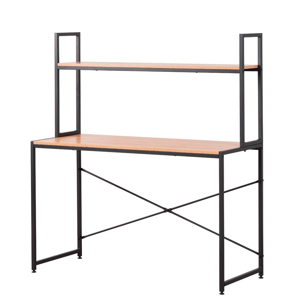 ESCRITORIO SPAZZIO IRON LINE NATURAL 120X48X135 CM METAL - 4