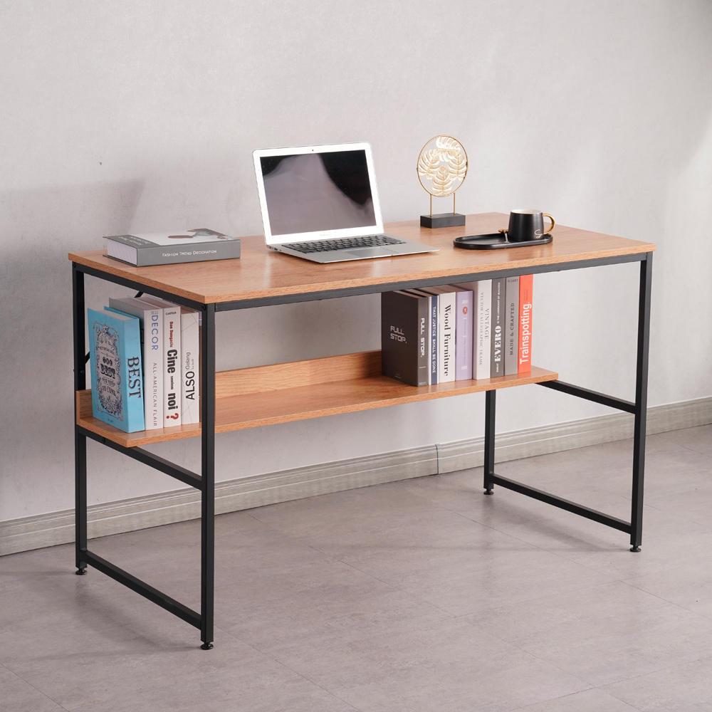 ESCRITORIO SPAZZIO IRON LINE NATURAL 120X60X75 CM METAL - 2