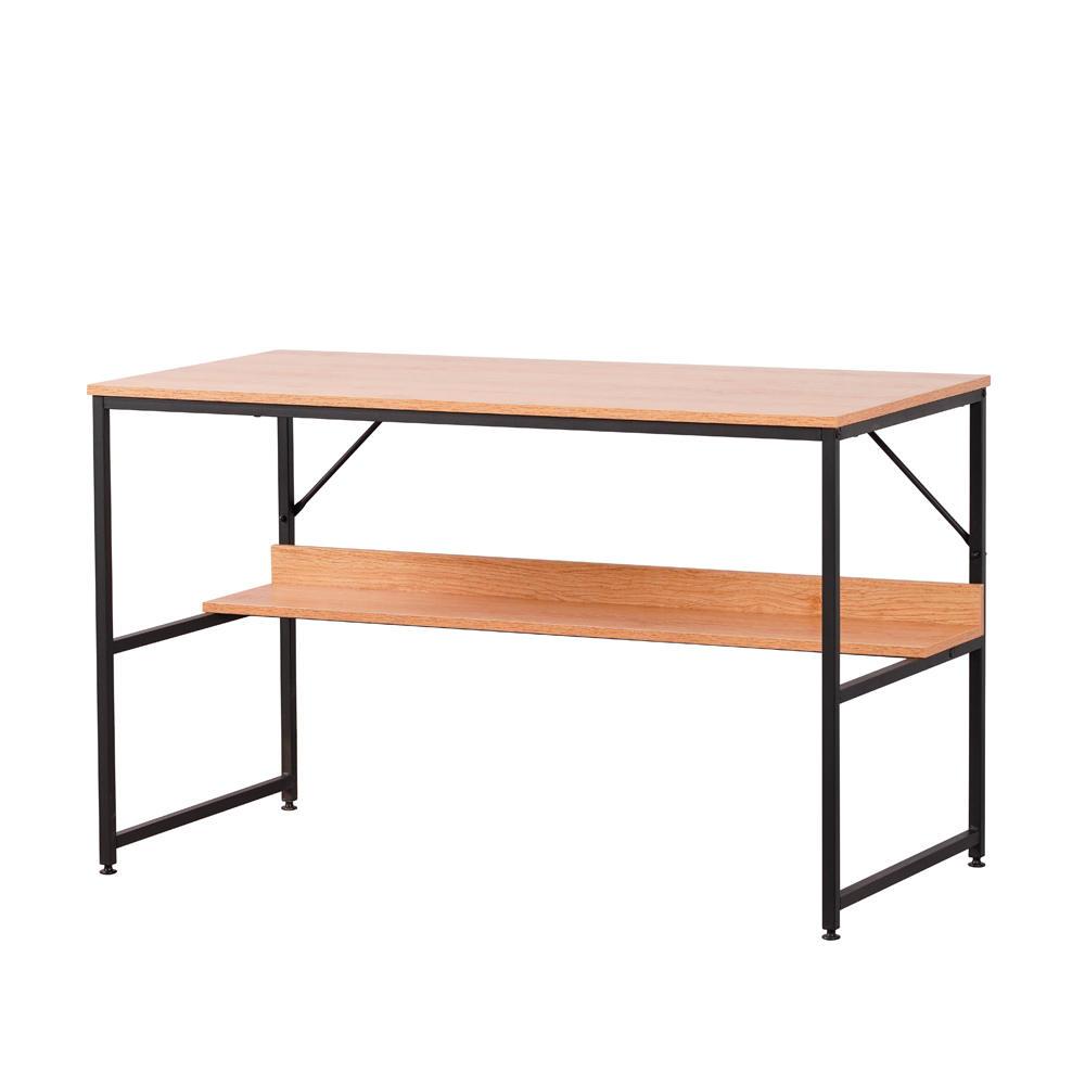 ESCRITORIO SPAZZIO IRON LINE NATURAL 120X60X75 CM METAL - 5