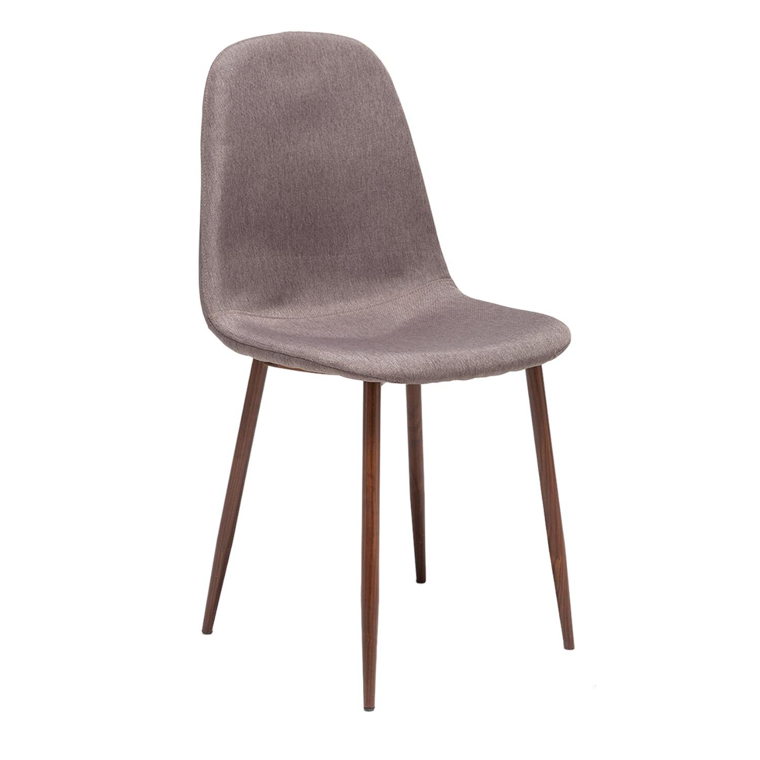 KIT SPAZZIO CROSS CAFE 6 SILLAS NOGAL CANELA 44X50X89 CM - 3