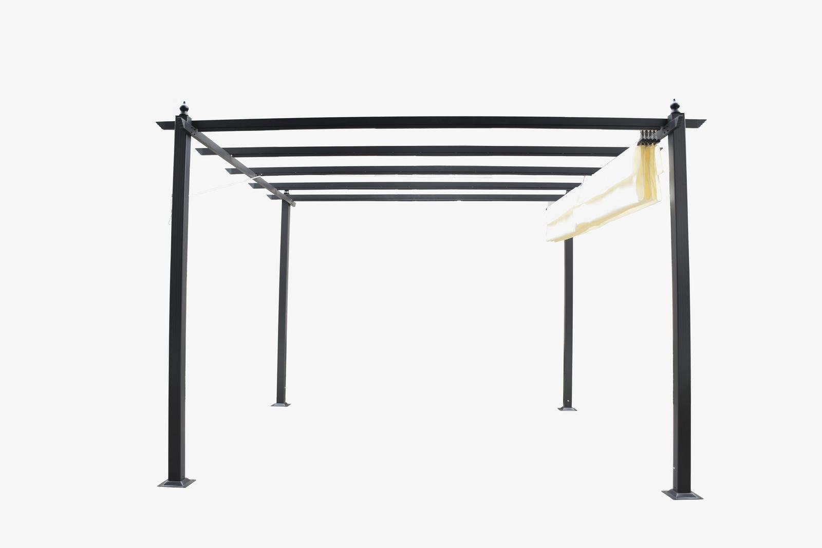 TOLDO SPAZZIO ROMA CRUDO GAZEBO RETRÁCTIL 3.40MTS - 9