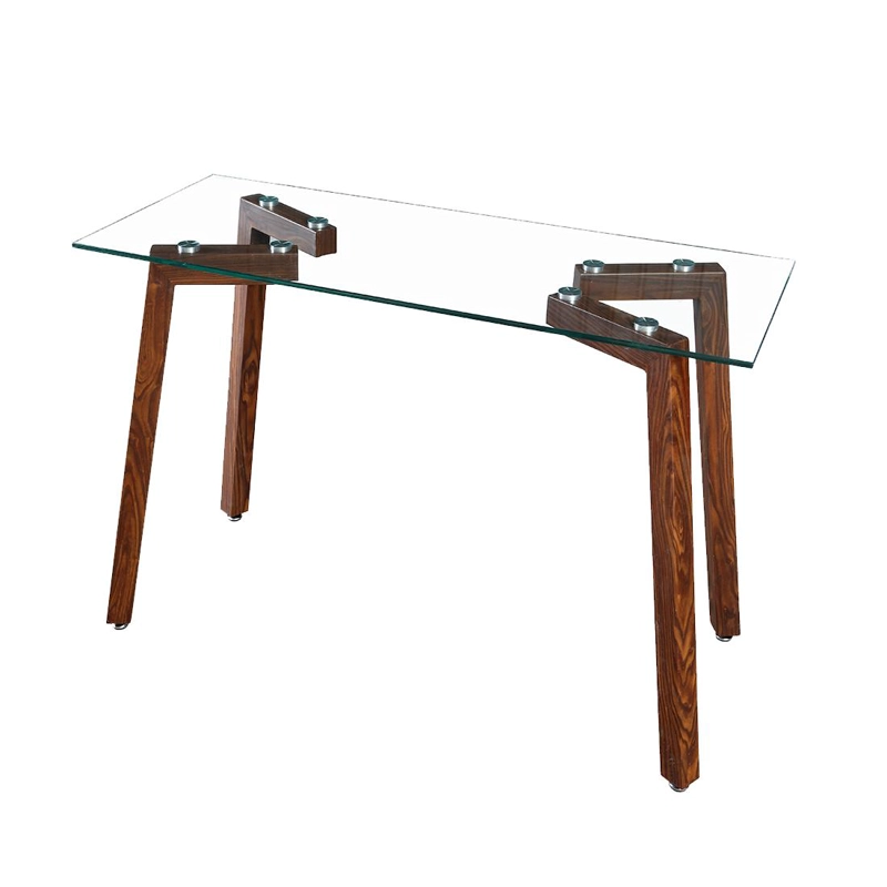 MESA ARRIMO JOCKEY RECTANGULAR NOGAL 120X50X78 CM - 2
