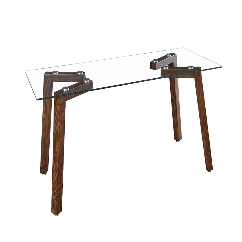 MESA ARRIMO JOCKEY RECTANGULAR NOGAL 120X50X78 CM - 3