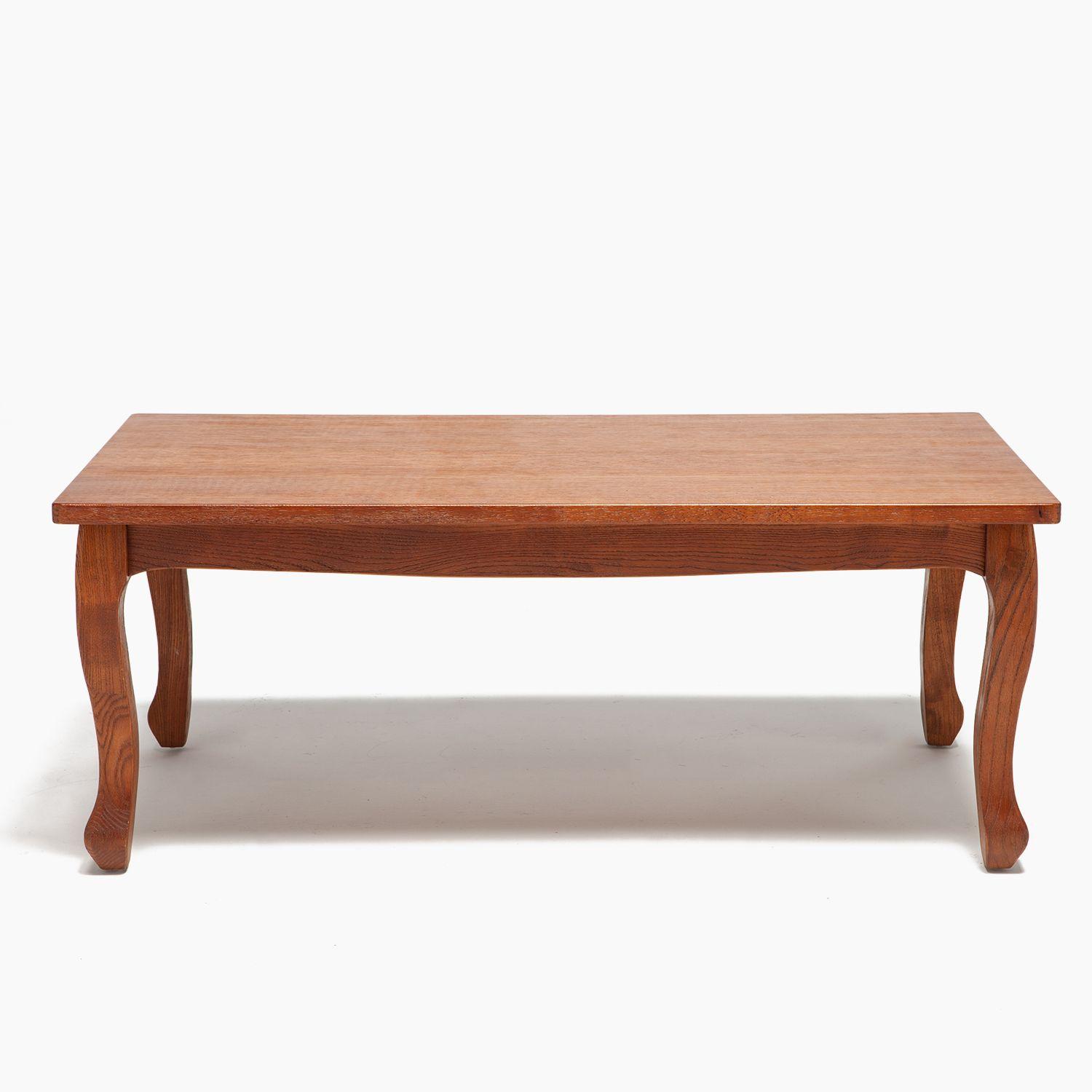 MESA CENTRO RETRO CAFÉ MATE 130X70CMS - 2