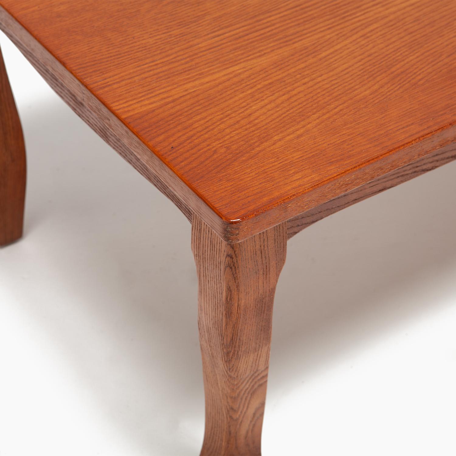 MESA CENTRO RETRO CAFÉ MATE 130X70CMS - 4