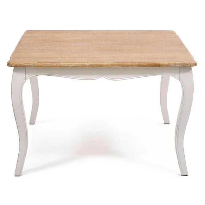 COMEDOR MESA VITTORIA CUADRADA BLANCA 130X130X75 CM + 8 SILLAS RETRO COLORES - 2