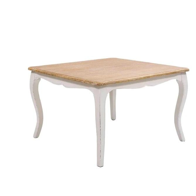 COMEDOR MESA VITTORIA CUADRADA BLANCA 130X130X75 CM + 8 SILLAS RETRO COLORES - 3