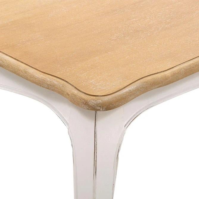 COMEDOR MESA VITTORIA CUADRADA BLANCA 130X130X75 CM + 8 SILLAS RETRO COLORES - 5