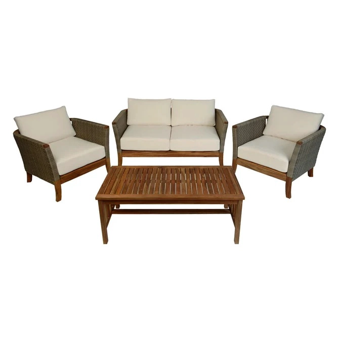 SET SPAZZIO RÍO CAFÉ LIVING TERRAZA 4 PIEZAS 2-1-1 - 2