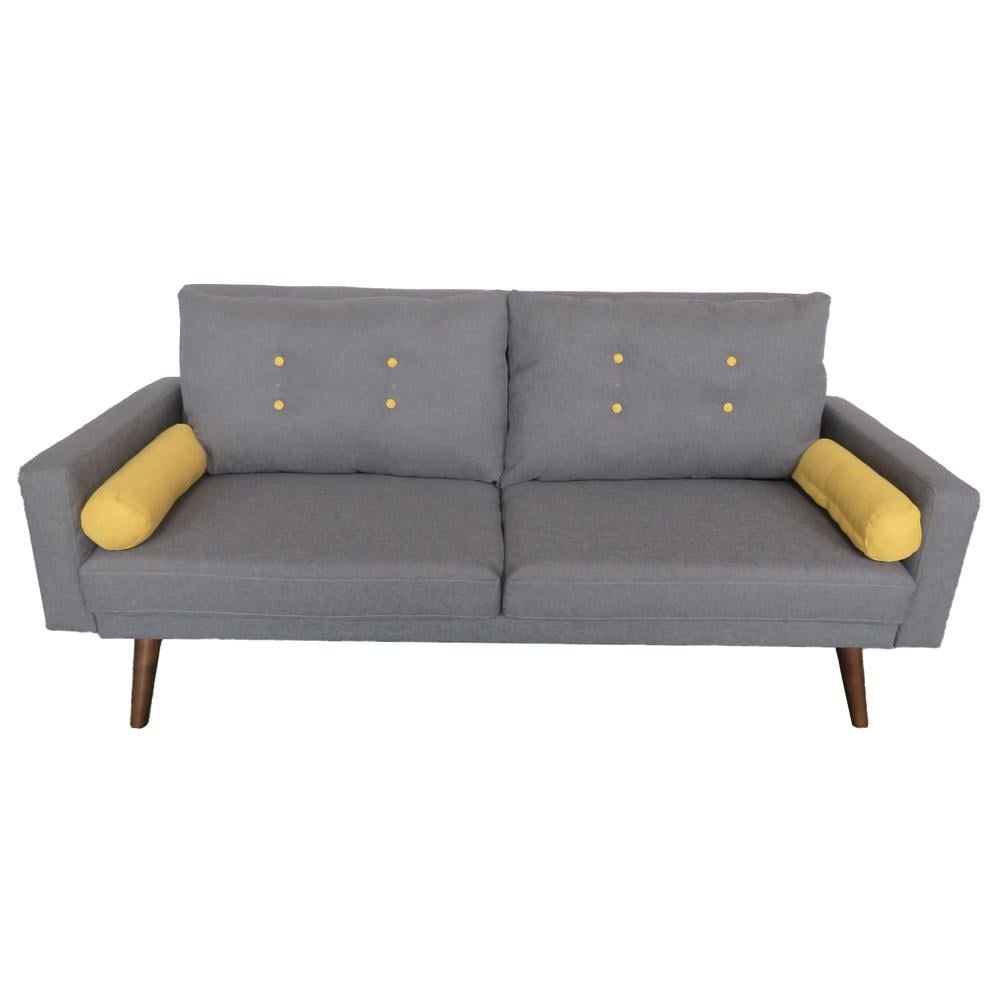 SOFÁ SPAZZIO NEW SENSATION GRIS CAMA 183X85X83 CM - 1