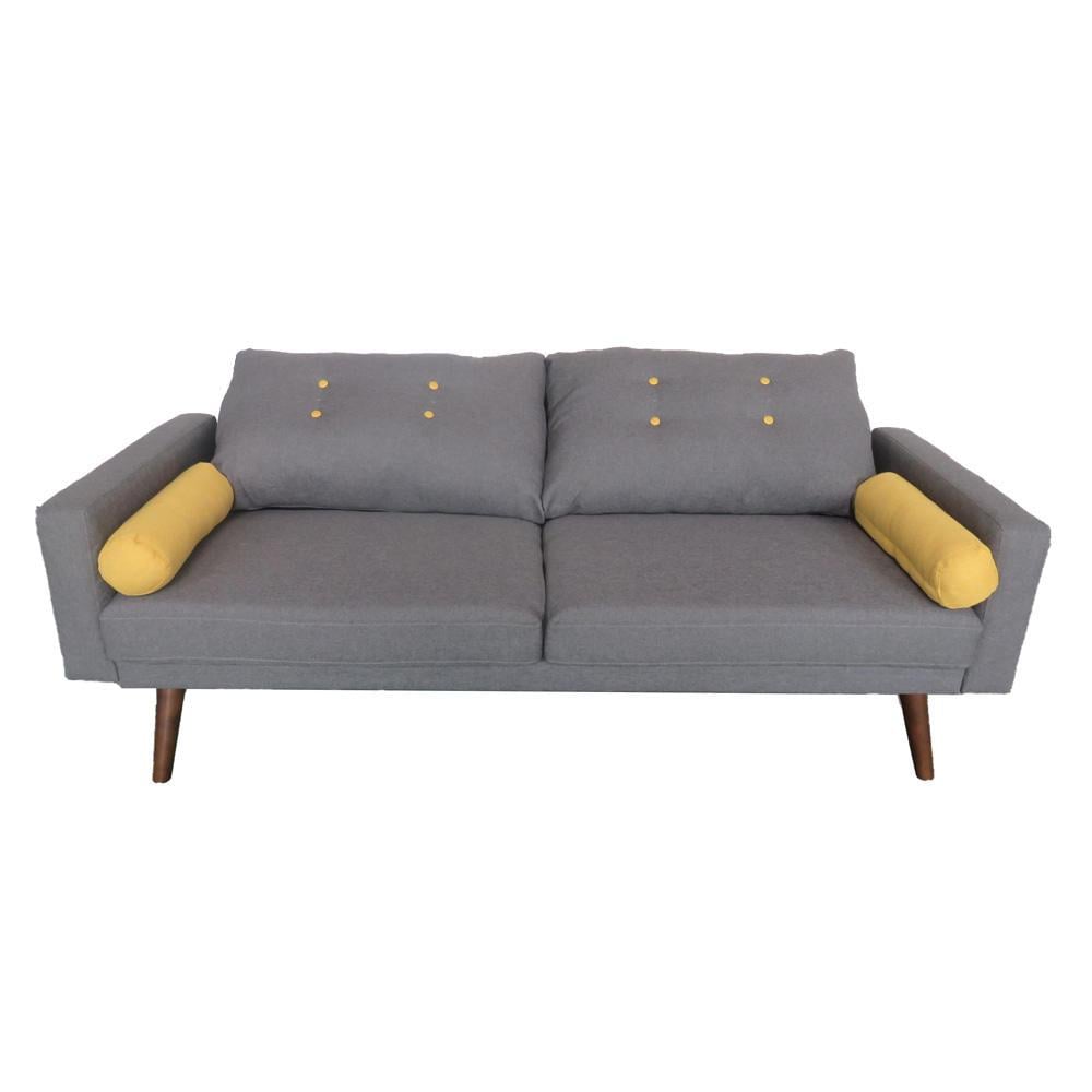 SOFÁ SPAZZIO NEW SENSATION GRIS CAMA 183X85X83 CM - 4