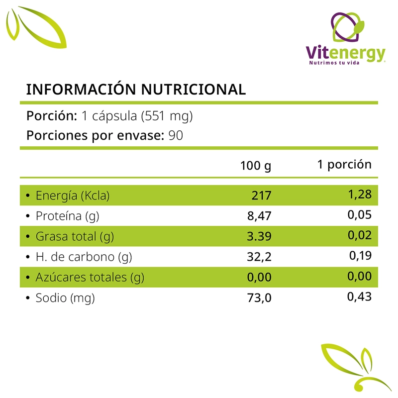 SUPLEMENTO ALIMENTICIO VITENERGY LIPO SLIM BLOQUEADOR CARBOHIDRATOS - 3