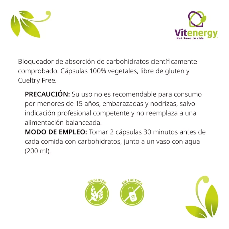 SUPLEMENTO ALIMENTICIO VITENERGY LIPO SLIM + TÉ VERDE - VINAGRE DE MANZANA. PACK OFERTA! - 3