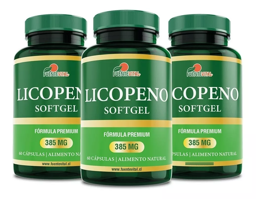 LICOPENO VITENERGY CÁPSULAS SOFT GEL - EL MEJOR ANTIOXIDANTE NATURAL - 1