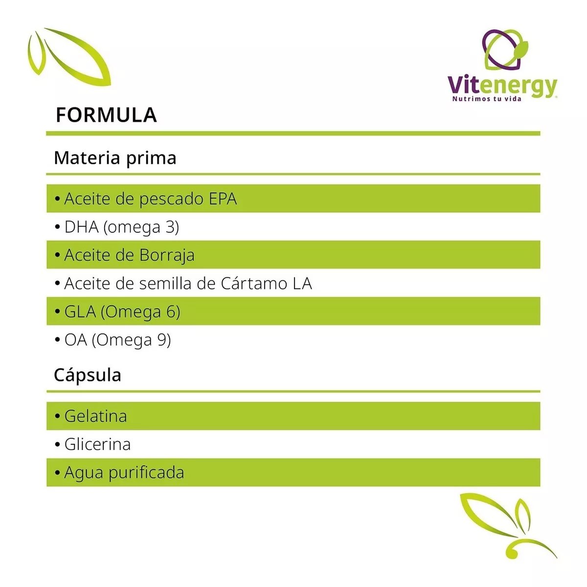 PACK X 2 FUENTE VITAL OMEGA MULTI FISH OIL 3 6 9 PREMIUM EPA DHA - 5