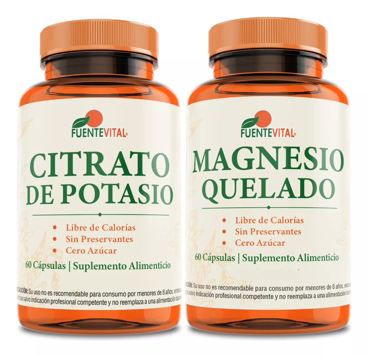 PACK FUENTE VITAL CITRATO DE POTASIO + MAGNESIO QUELADO. OFERTA - 1