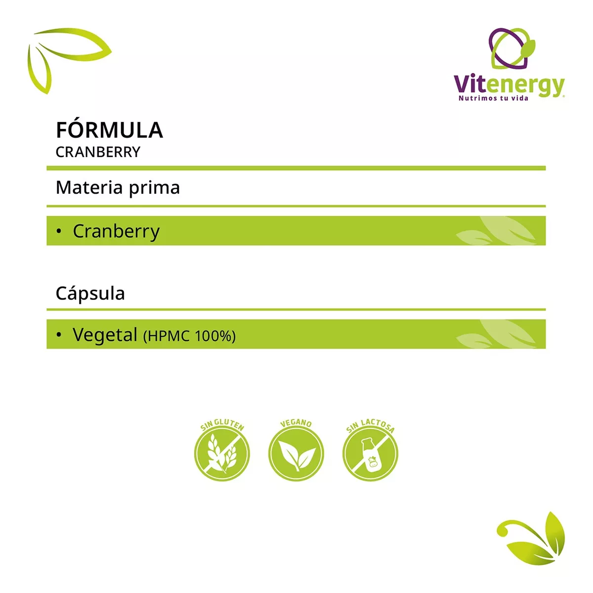 SUPLEMENTO ALIMENTICIO FUENTE VITAL CRANBERRY ARANDANO ROJO 60 CÁPSULAS PLUS 470MG OFERTA - 4