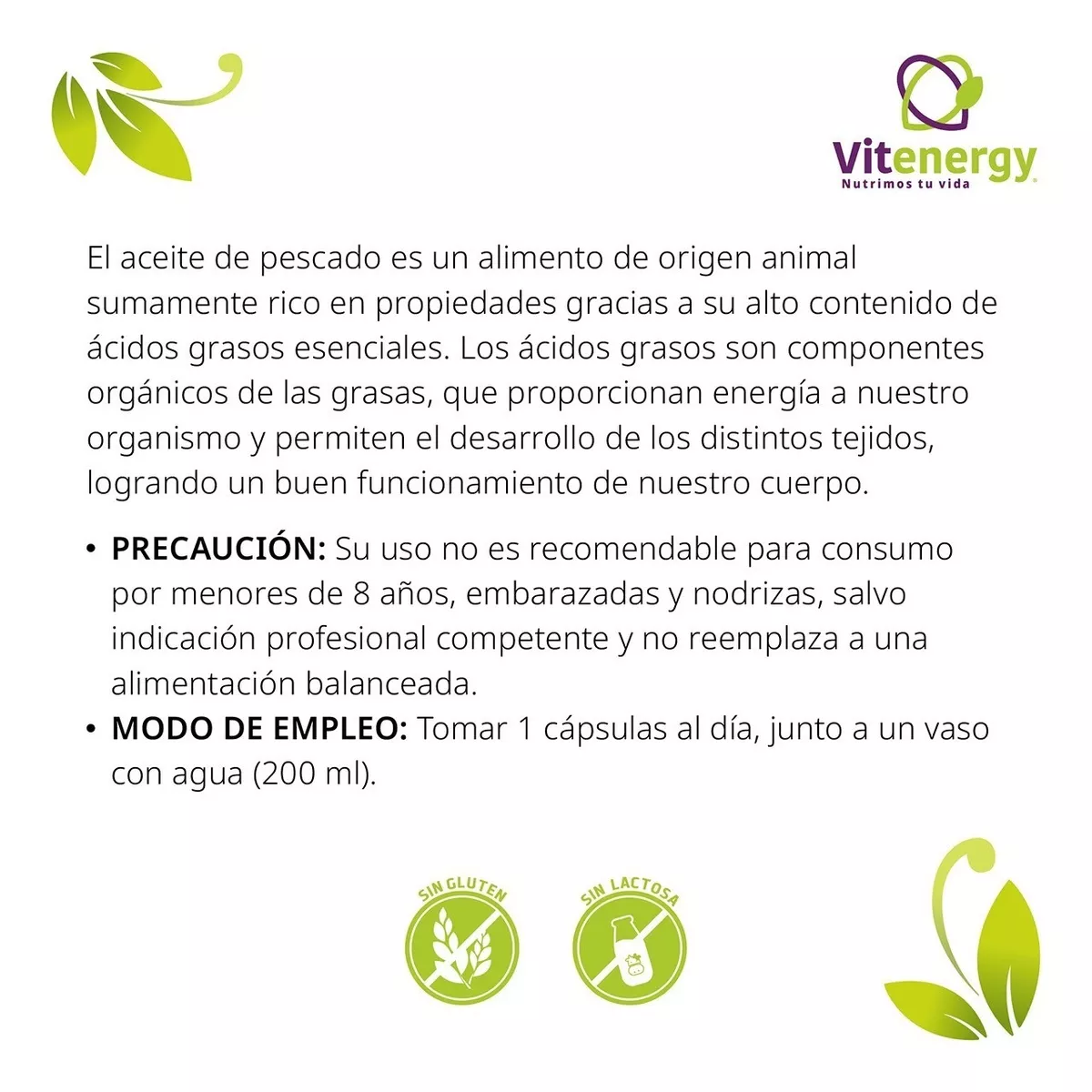 SUPLEMENTO ALIMENTICIO FUENTE VITAL MULTI OMEGA 3 6 9 FÓRMULA TRIPLE EPA DHA OFERTA 60 CÁPS - 3