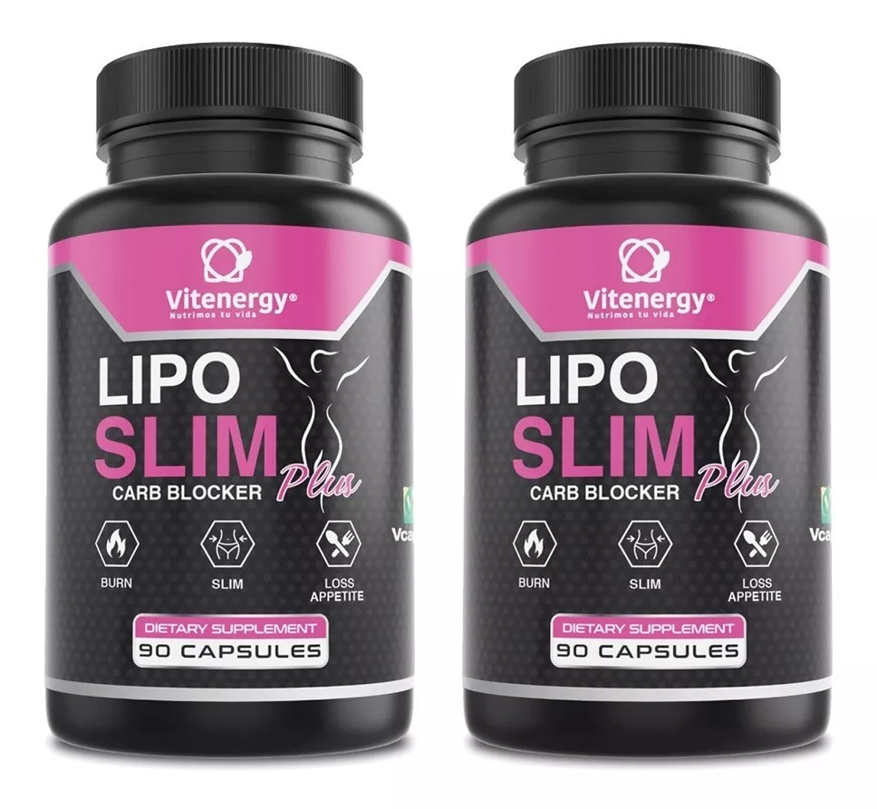 PACK 2 VITENERGY LIPO SLIM BLOQUEADOR CARBOHIDRATOS CONTROL DE PESO - 1