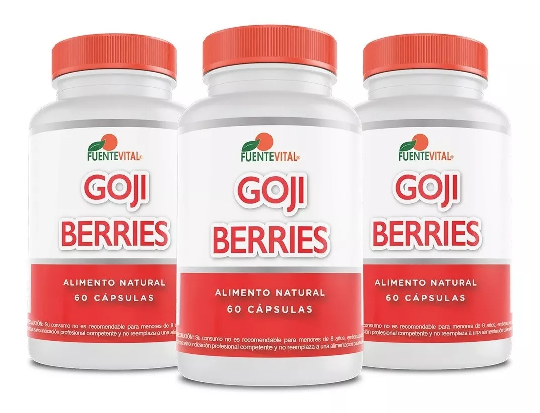 PACK X 3 OFERTA FUENTE VITAL GOJI BERRIES ORGANICO CONTROL PESO - 1