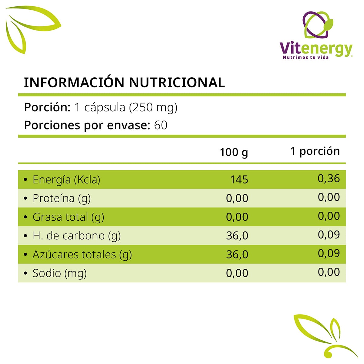 PACK X 3 FUENTE VITAL ZINC QUELATO CÁPSULAS VEGETALES - 4